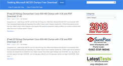 Desktop Screenshot of mcsdexams.com